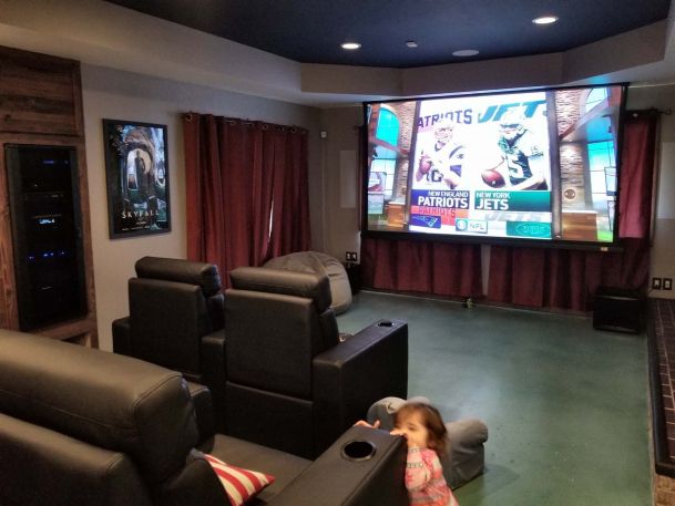 View of Screen in home theater
